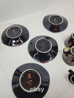 Vintage Iza Coffee Set by J. Wrzesien for Chodziez, Poland, 1950s Set Of 10