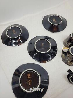 Vintage Iza Coffee Set by J. Wrzesien for Chodziez, Poland, 1950s Set Of 10