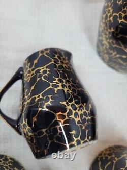 Vintage Iza Coffee Set by J. Wrzesien for Chodziez, Poland, 1950s Set Of 10