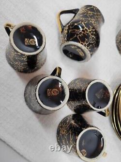 Vintage Iza Coffee Set by J. Wrzesien for Chodziez, Poland, 1950s Set Of 10