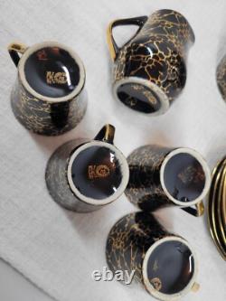 Vintage Iza Coffee Set by J. Wrzesien for Chodziez, Poland, 1950s Set Of 10