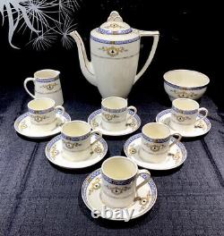 Vintage J & G Meakin Bone China Coffee Set C1920. Made In England Very Rare