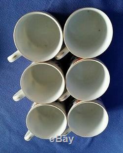 Vintage Japanese Tea Set Coffee/ Pot Bone China Porcelain Blossom 17 Piece