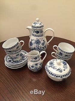 Vintage Kahla Porcelain Tea/coffee Set Service For 4/ 11 Pieces