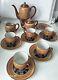 Vintage Kutani Japanese Hand Painted 1000 Faces Tea/coffee Set Lithopane Geisha