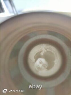 Vintage Kutani Japanese Hand painted 1000 Faces Tea/Coffee Set Lithopane Geisha