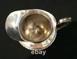 Vintage Lehman Brothers NY c. 1930 Silver on Copper 7 Piece Tea Coffee Set withtray