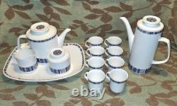 Vintage MCM J&G Meakin Studio Coffee & Tea Service Set