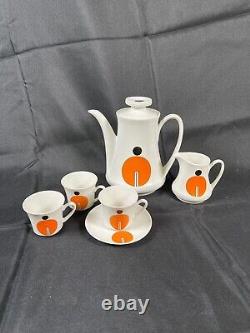 Vintage MCM Qualitats Porzellan Bavaria Atomic Coffee Set Rare Please Read