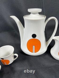 Vintage MCM Qualitats Porzellan Bavaria Atomic Coffee Set Rare Please Read