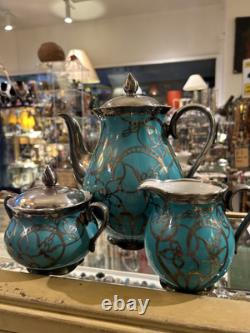 Vintage Marie Luise Seltmann Weiden Bavaria Coffee Pot Sugar Creamer Set