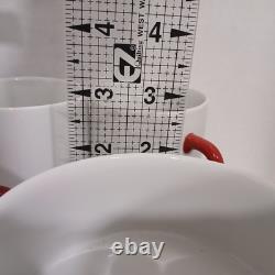 Vintage Melitta Red And White Coffee Set Made In Germany