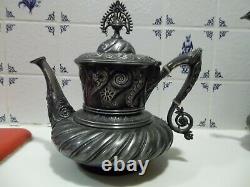 Vintage Meriden Britannia Company Viictorian Silverplate 4 piece Coffee Tea Set