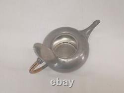 Vintage Mid Century Royal Holland Pewter KMD Coffee & Tea Service Set with Tray