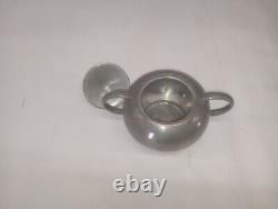 Vintage Mid Century Royal Holland Pewter KMD Coffee & Tea Service Set with Tray