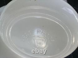 Vintage Mid Century Set Of 8 Milk Glass Federal Glass D Handle Coffee Cups Mugs