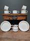 Vintage Midwinter Stonehenge Coffee / Tea Set, Milk Jug And Cake Plates