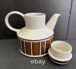 Vintage Midwinter Stonehenge EARTH coffee, tea, sugar, mugs, bowls 19-piece set