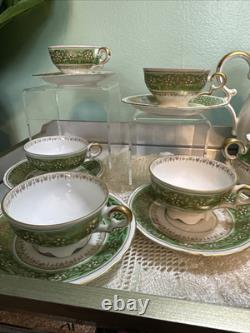 Vintage Mitterteich Bavaria Tea Coffee Pot Set Cups & Saucers + Sugar & Creamer