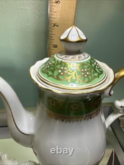 Vintage Mitterteich Bavaria Tea Coffee Pot Set Cups & Saucers + Sugar & Creamer