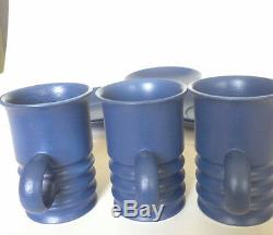 Vintage Mod Carlton Ware Blue Coffee/Tea 13 Piece Set C. 1960's Rare & Beautiful