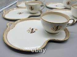 Vintage Noritake China AVON 5531 Flower Snack Plate Tea/Cup Set of 5