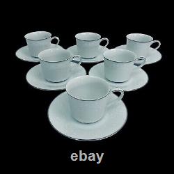 Vintage Noritake Reina 6450Q Demitasse Coffee Espresso Set with Mini 8 Coffee Pot