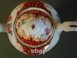 Vintage Paragon Rockingham Red 22 Piece Fine Bone China Coffee/ Tea Set