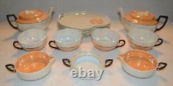 Vintage Phoenix China Lusterware Tea Coffee Set Cecho Slovakia Gorgeous