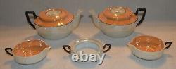 Vintage Phoenix China Lusterware Tea Coffee Set Cecho Slovakia Gorgeous