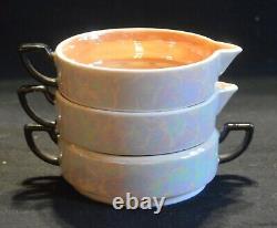 Vintage Phoenix China Lusterware Tea Coffee Set Cecho Slovakia Gorgeous