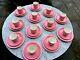 Vintage Pink Tea / Coffee Set, 12 Piece