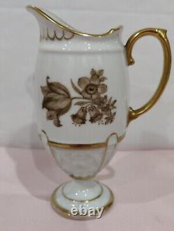 Vintage Pirkenhammer Cezch, Embossed, Pedestal Coffee Set. Absolutely Stunning