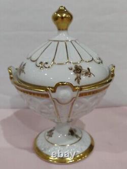 Vintage Pirkenhammer Cezch, Embossed, Pedestal Coffee Set. Absolutely Stunning