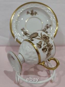 Vintage Pirkenhammer Cezch, Embossed, Pedestal Coffee Set. Absolutely Stunning