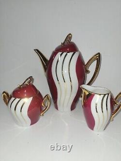 Vintage Pm And M Porcelain Bavarian Mcm Coffee Set B14