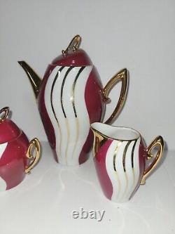 Vintage Pm And M Porcelain Bavarian Mcm Coffee Set B14