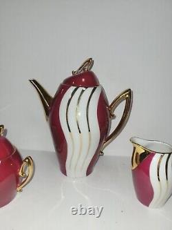 Vintage Pm And M Porcelain Bavarian Mcm Coffee Set B14