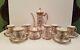 Vintage Porcelain Chocolate Tea Coffee Set Royal Crown