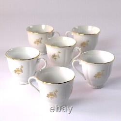 Vintage Porcelain Coffee Set, Haas & Czjek Schlaggenwald, Czechoslovakia, 50s