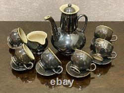 Vintage Porcelain Coffee set LVIV USSR LKSF, 1950's