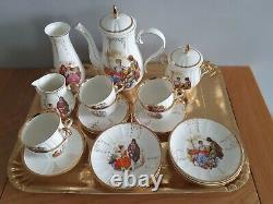 Vintage Porcelain Coffee set MADONNA 22 pcs