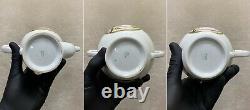 Vintage Porcelain Coffee set November for six person Baranovka USSR, 1990's