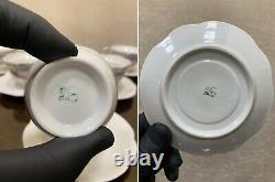 Vintage Porcelain Coffee set November for six person Baranovka USSR, 1990's
