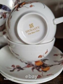 Vintage Porcelain Tea Set Dinasty FINE Bone China