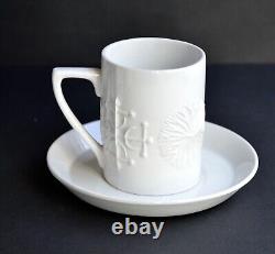 Vintage Pormeirion TOTEM White Coffee Set by Susan Williams-Ellis, England