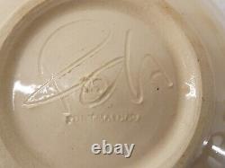 Vintage Porthmadoc Porthmadog Pottery Coffee Set Hand Painted Earthware D3