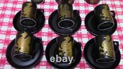 Vintage Portmeirion Phoenix full coffee set by John Cuffley 1970s retro