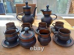 Vintage Purbeck Pottery LTD tea and coffee set