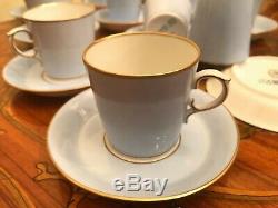 Vintage RARE 12 cups 12 Saucer Denmark Royal Copenhagen Porcelain Coffee Set